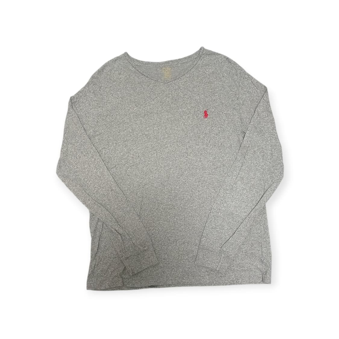 폴로 옅은 그레이  롱슬리브  상품이미지1