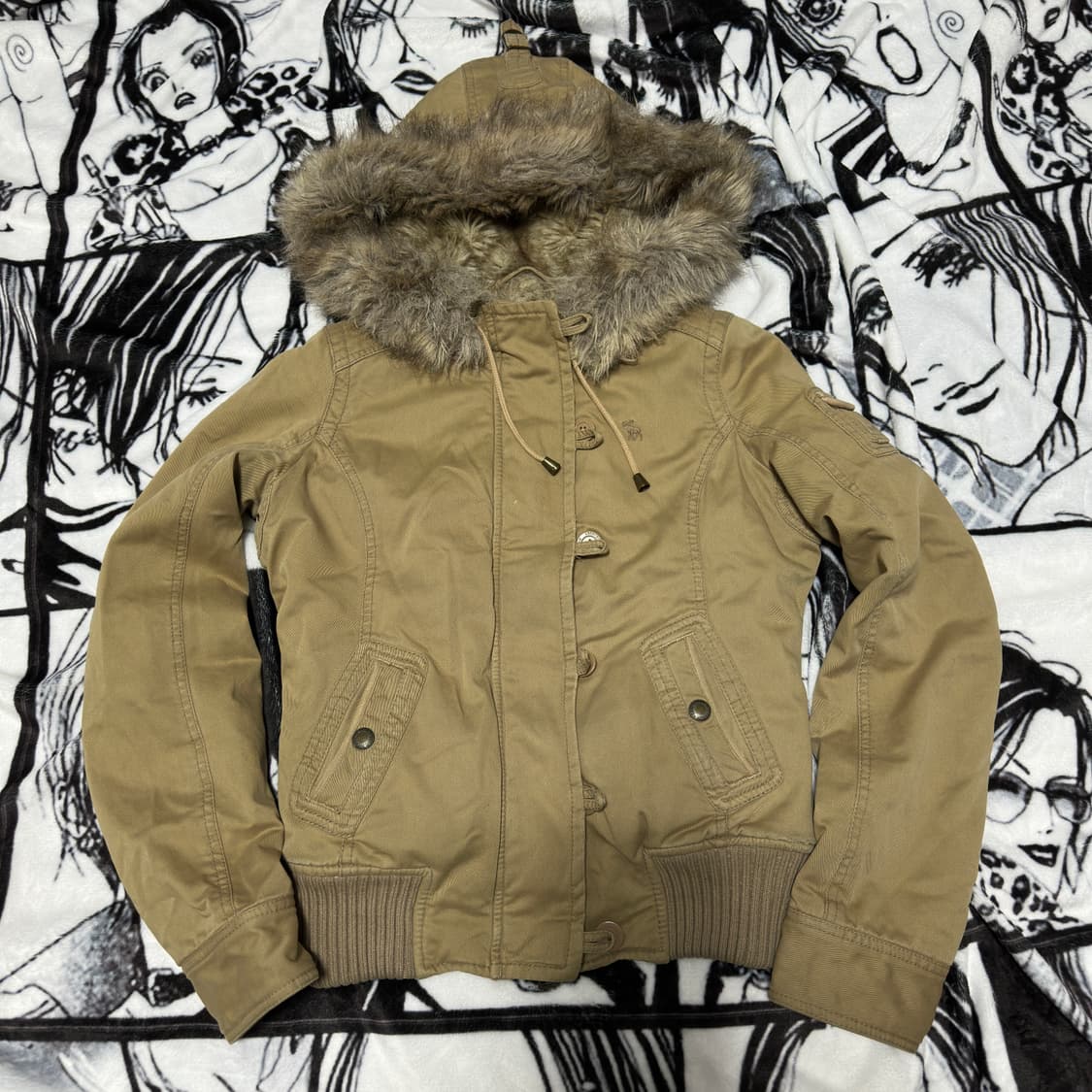 아베크롬비 울프죠 봄버 야상 자켓 상품이미지3