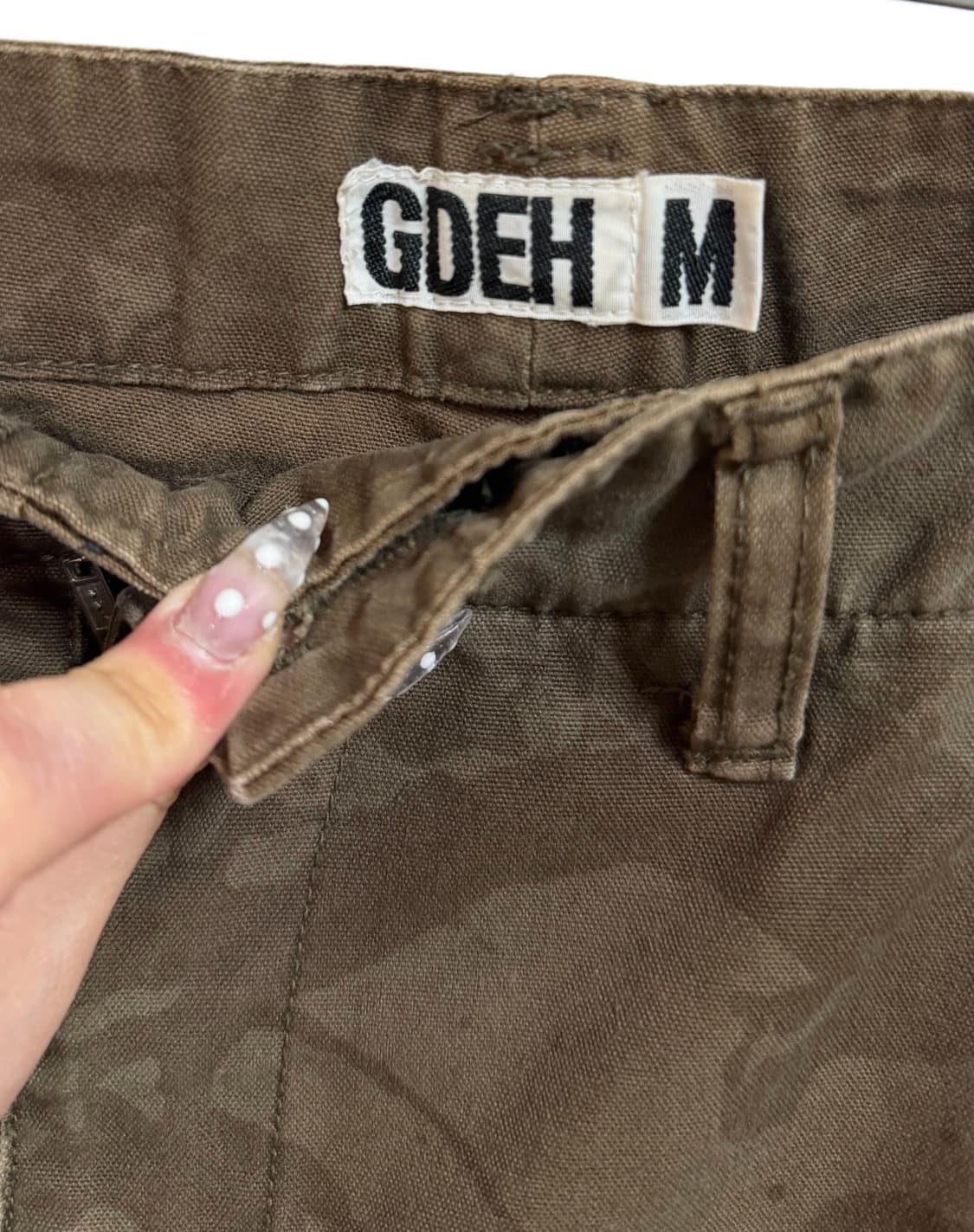 Good enough 굿이너프 페인팅 패턴 본디지 팬츠 상품이미지4