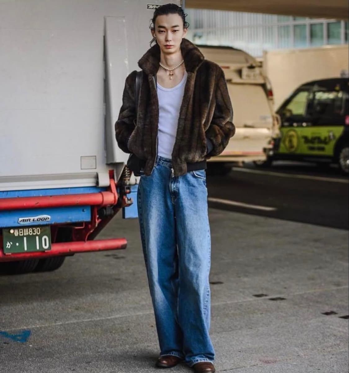 ernest w baker 24AW 밍크 해링턴 퍼 자켓 상품이미지1