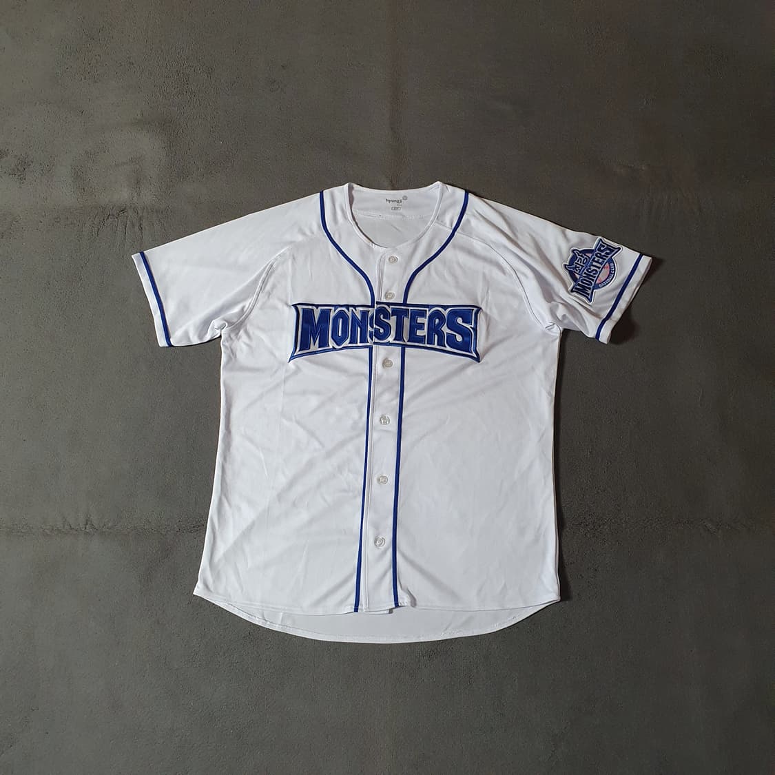 최강야구 몬스터즈 홈 유니폼 110 2XL 노마킹 상품이미지1