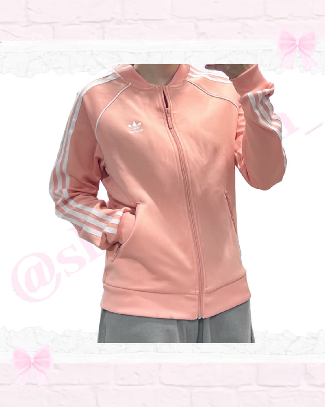 아디다스 복숭아 코랄핑크 져지 슈퍼스타 상품이미지3