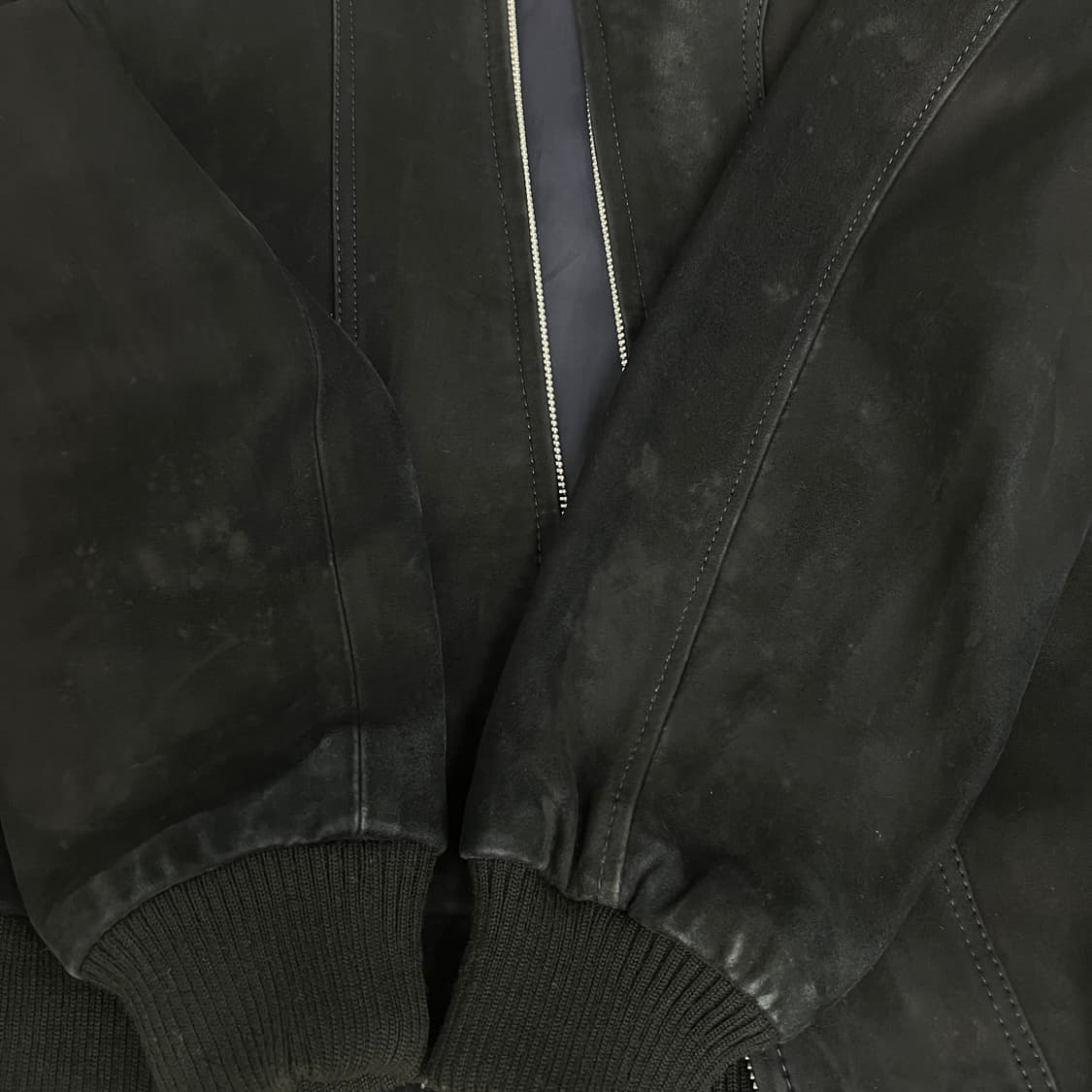 도쿄 크로스 조 블랙 스웨이드 봄버 자켓 M 상품이미지9