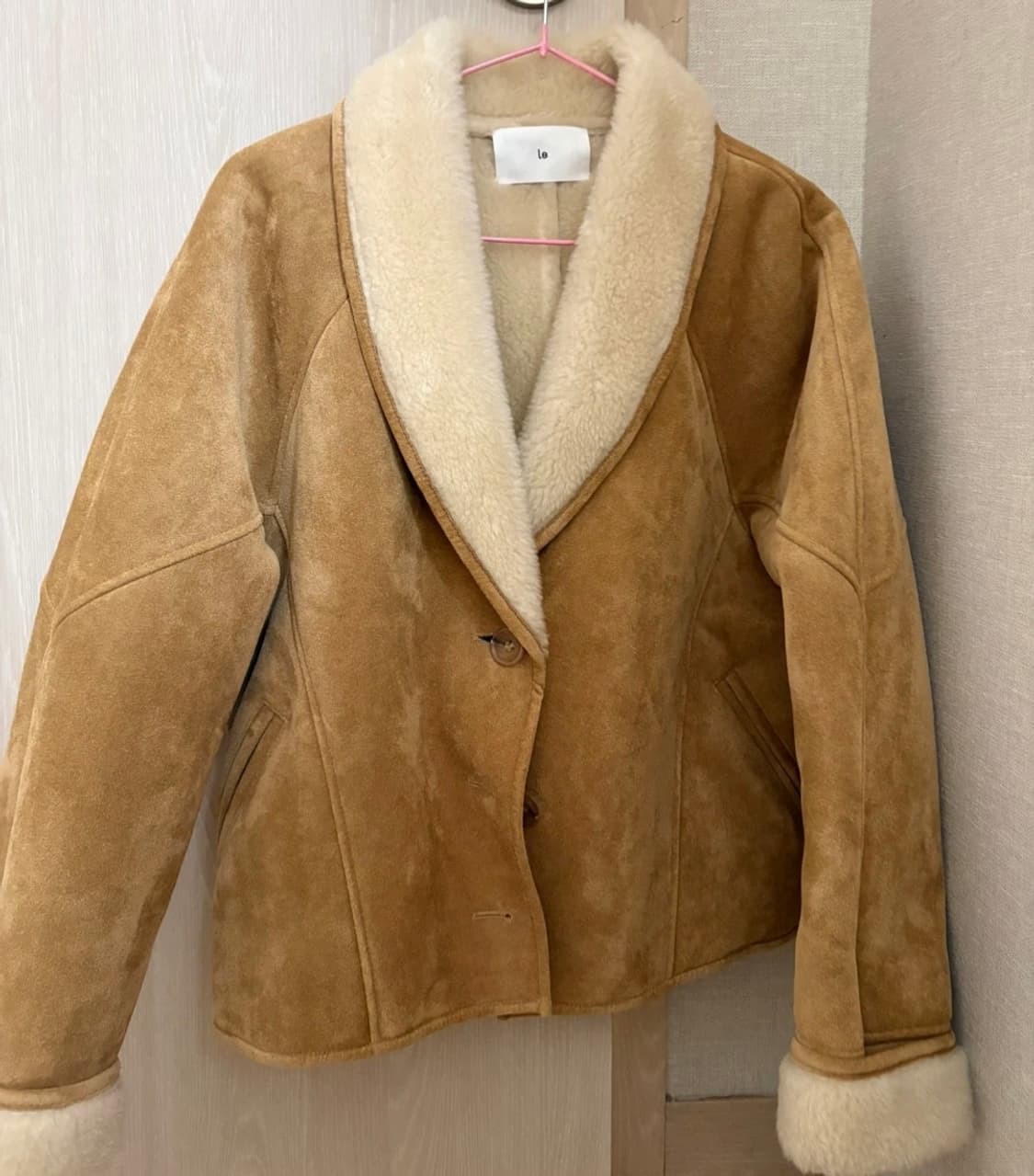 Le 르 시어링 자켓 무스탕 상품이미지6