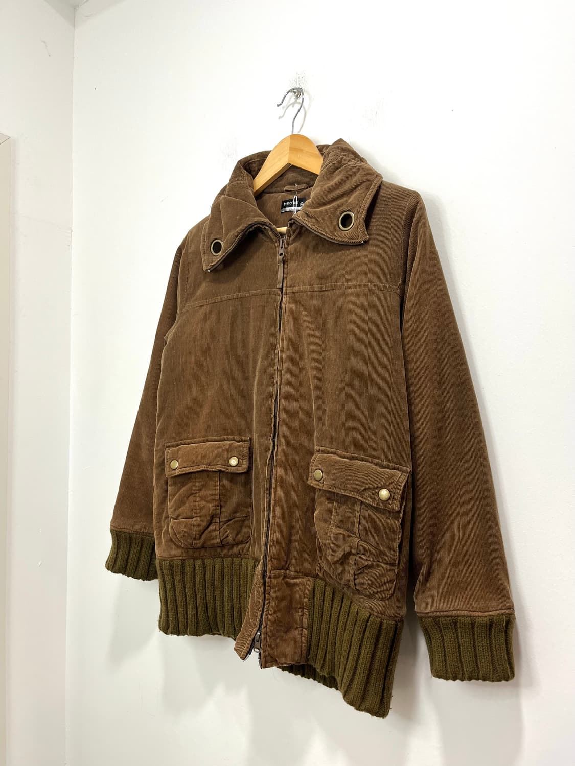 일본 빈티지 락펑크 골덴 코듀로이 누빔 집업 자켓 상품이미지2