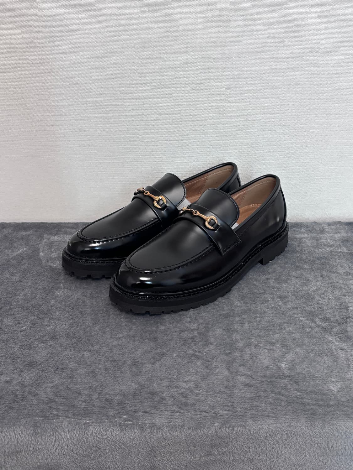 새상품) 265 위더로드 던컨 홀스빗 로퍼 블랙 상품이미지1