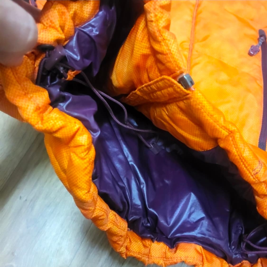 k2 오리털 패딩 조끼 덕다운  후드 집업 자켓 여자 90 상품이미지4