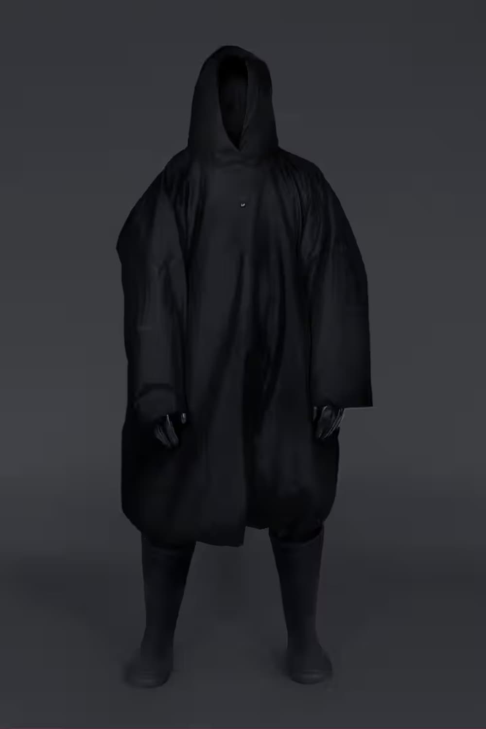 이지 갭(Yeezy Gap) 발렌시아가 콜라보 오버핏 블랙 롱패딩 자켓 상품이미지4