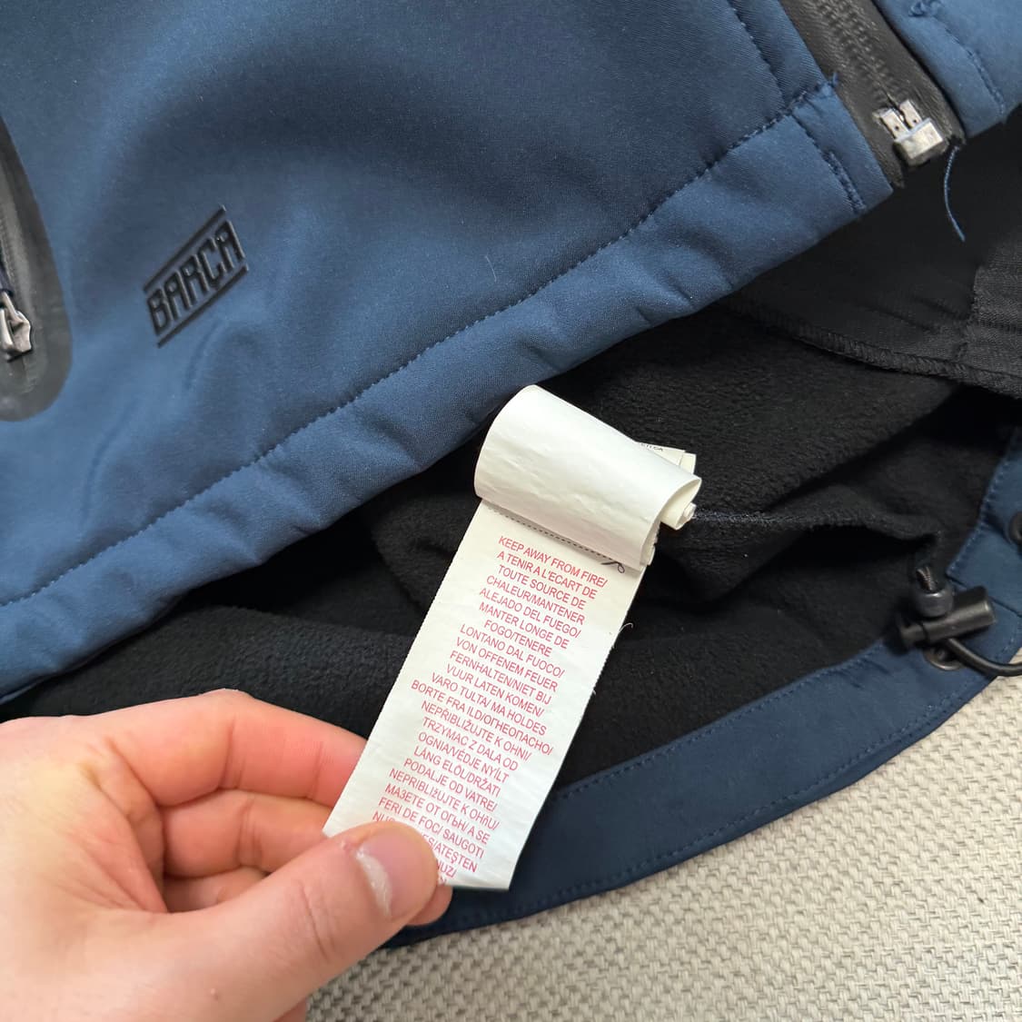 FC바르셀로나 소프트쉘 후드 자켓 상품이미지5