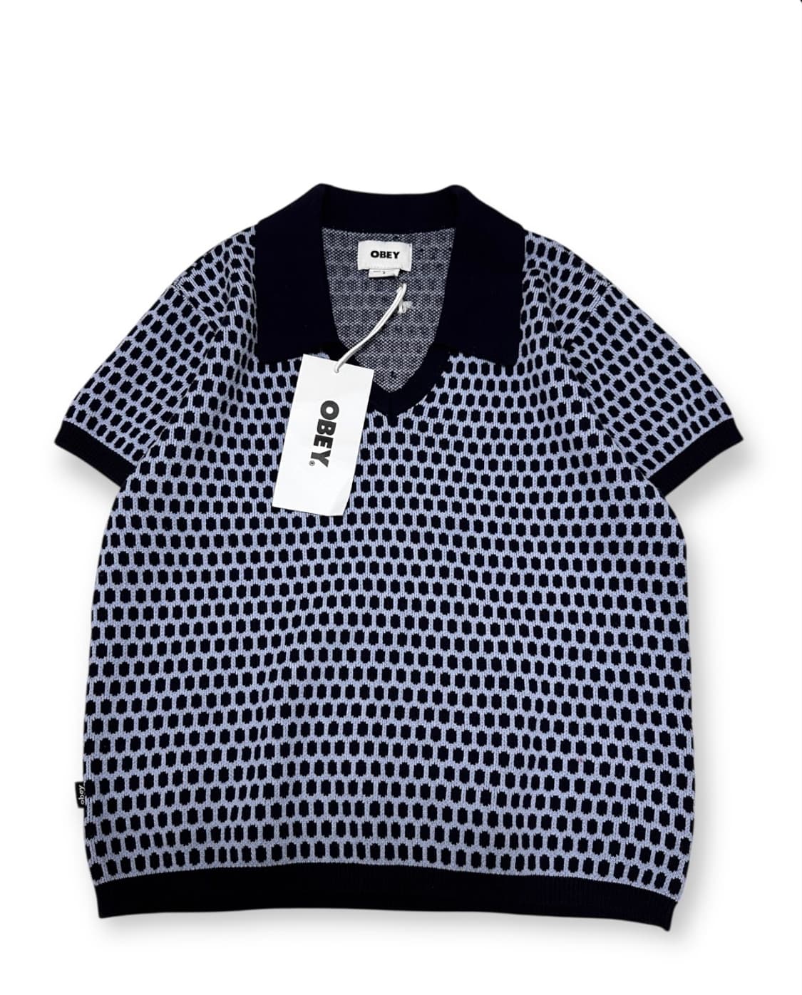 OBEY 오베이 패턴 반팔 니트 상품이미지1