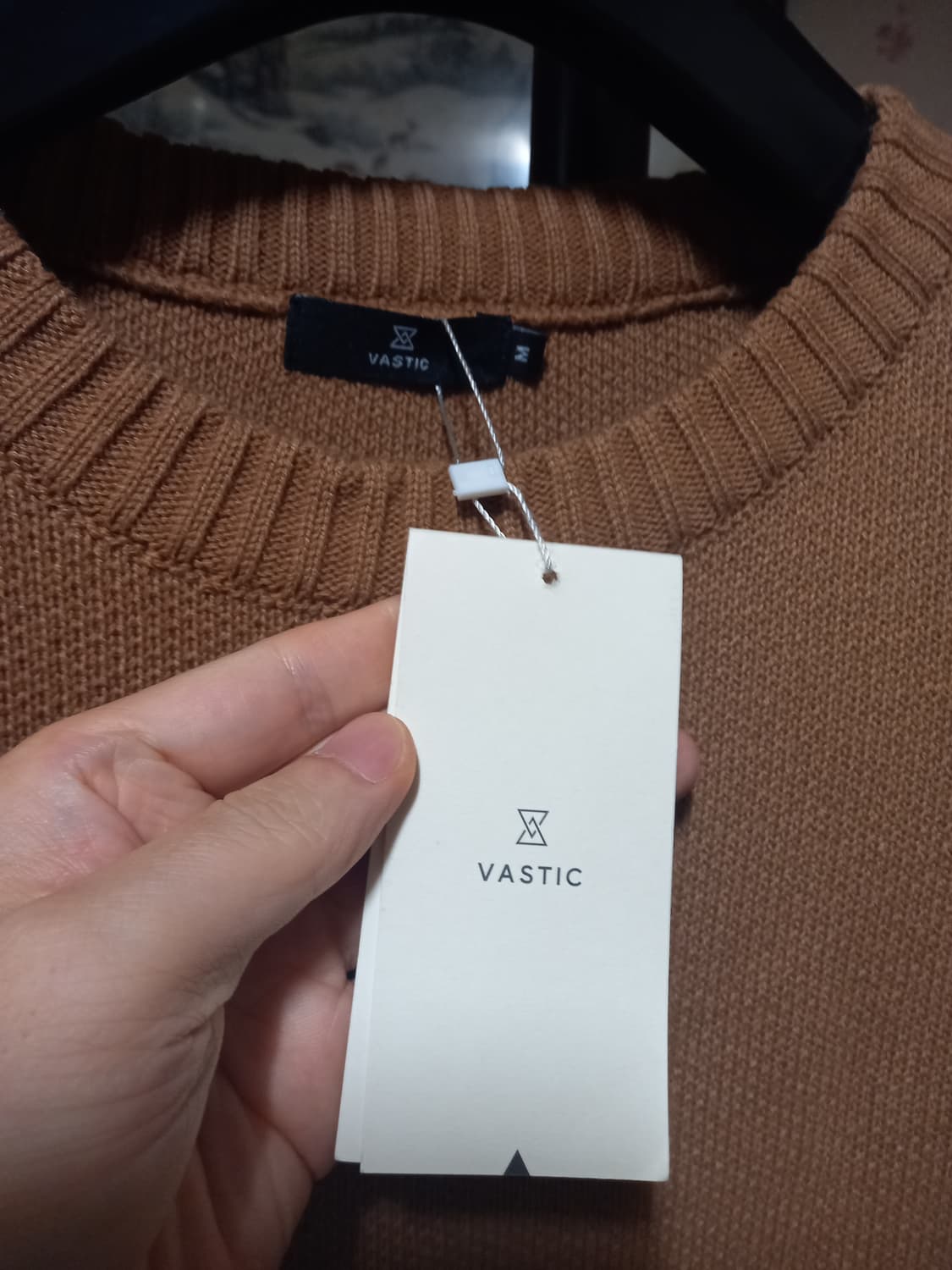 [바스틱](새제품)자카드 니트베스트 M사이즈 상품이미지4