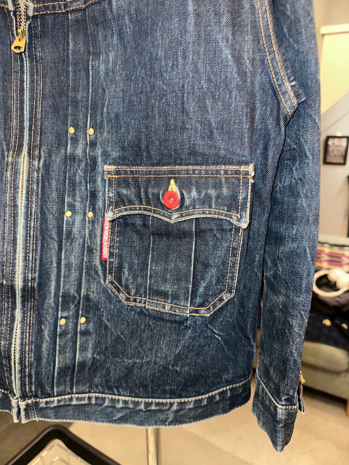 80-90’s Japanese type-1 selvedge denim 상품이미지6