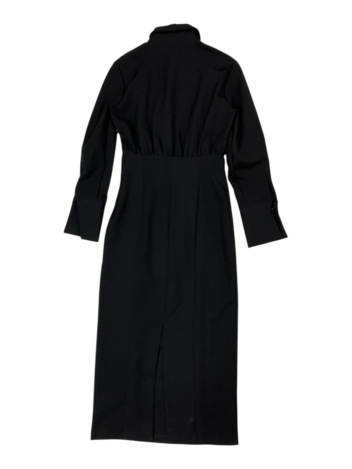 ZARA 자라 블랙 오피스 룩 롱 원피스 XS 상품이미지3