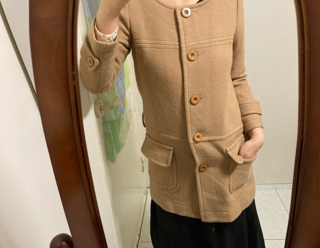 나나미 카라멜 코트 상품이미지4