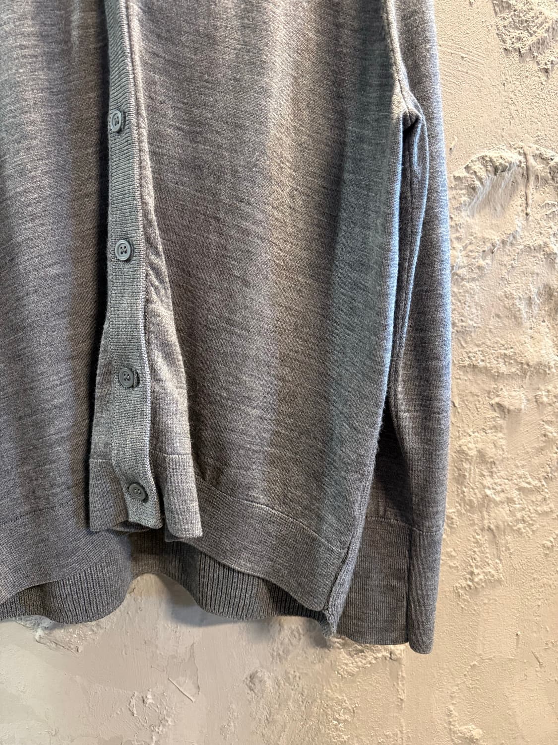 코스 COS 울 브이넥 가디건 그레이 S 상품이미지2