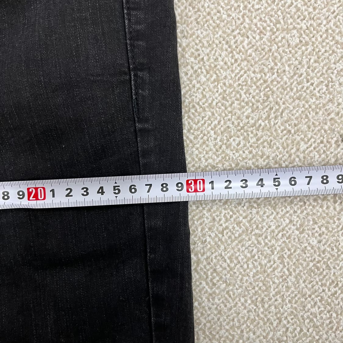 32 티니위니 블랙 데님 청바지 0202M2 상품이미지6