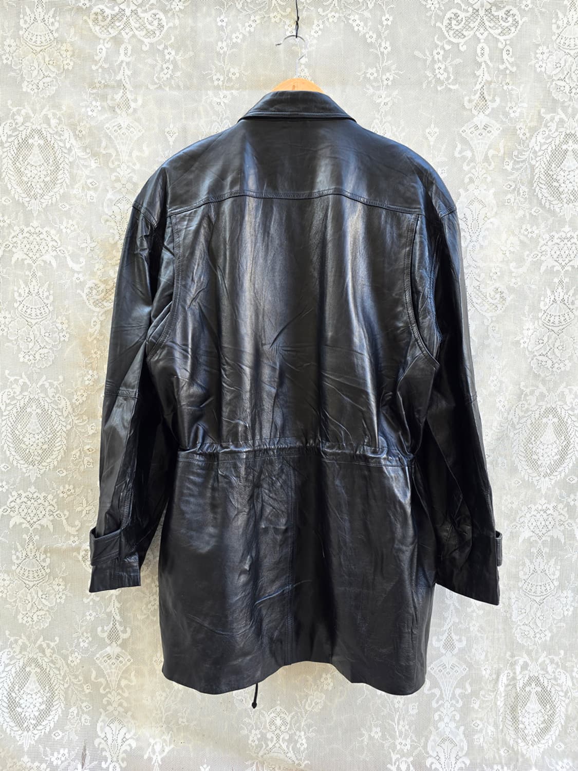 90s 양가죽 사파리 자켓 상품이미지5