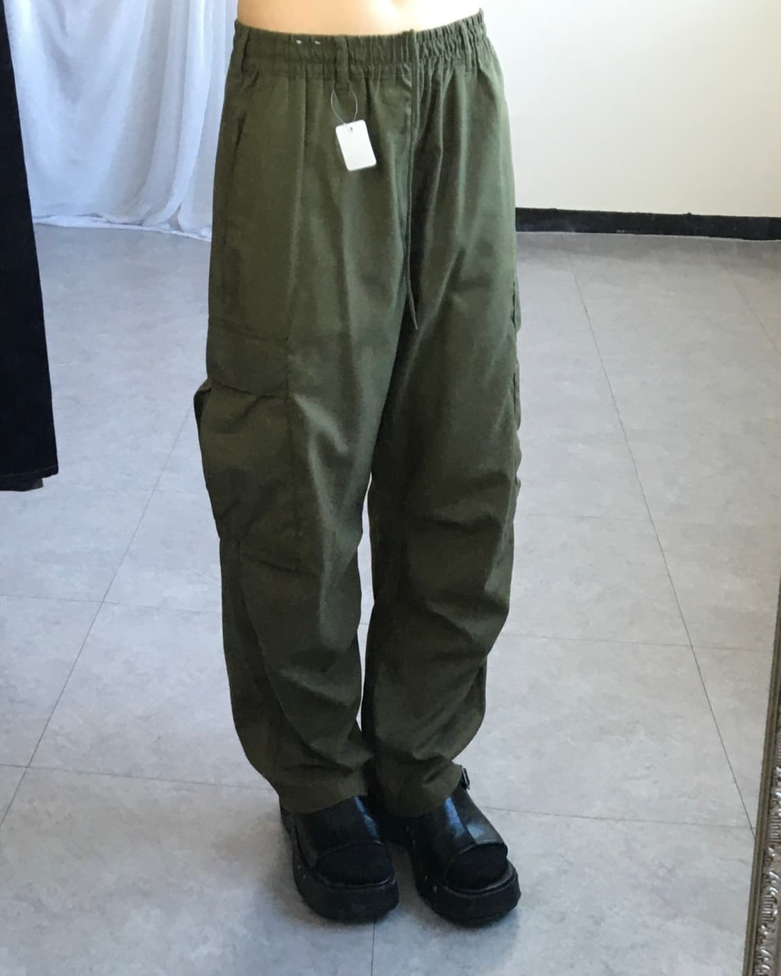 Khaki cago pants 상품이미지1