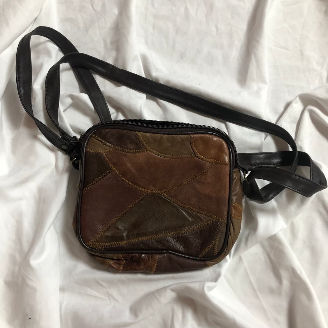 Vintage 💿 camel patch mini ba 상품이미지4