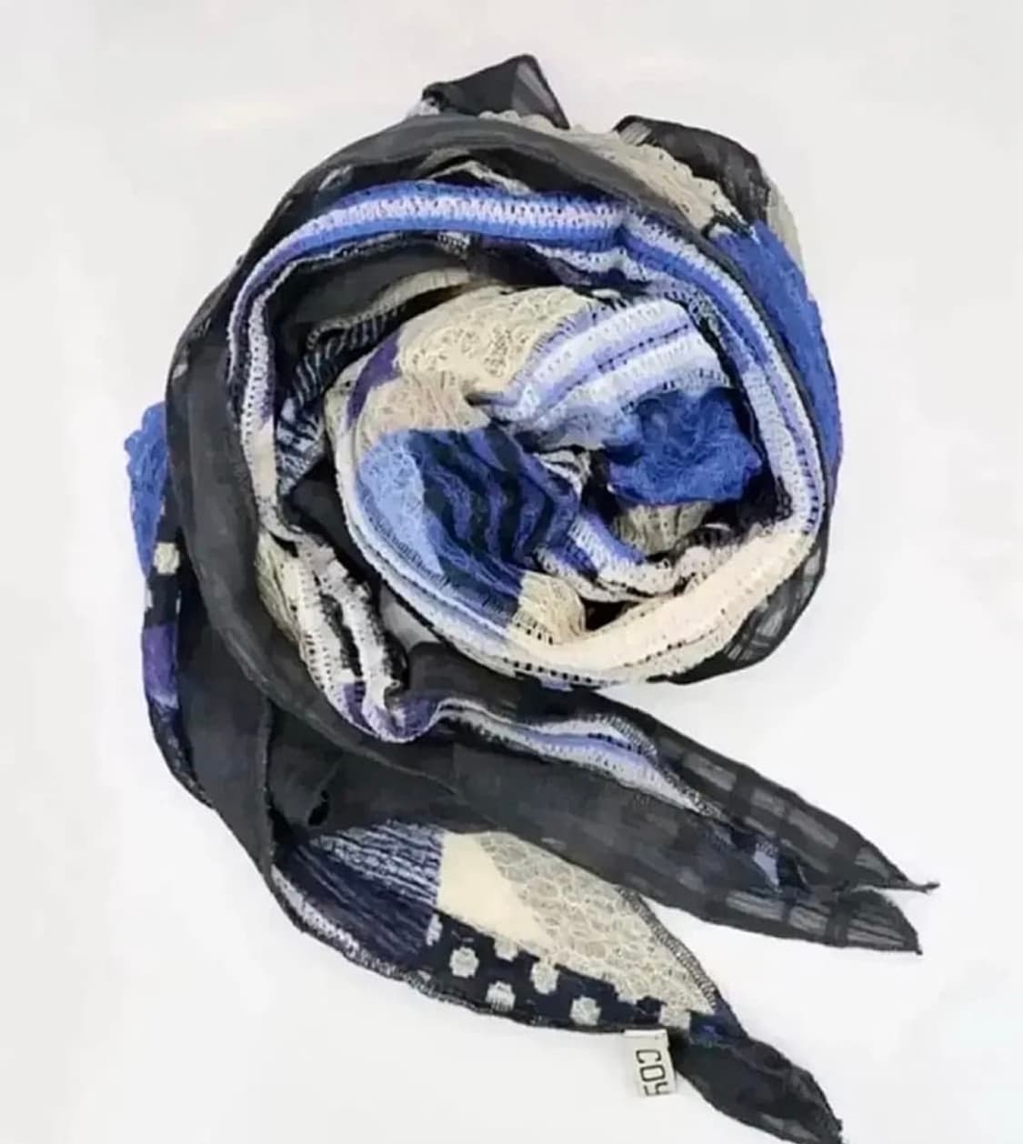 코이세이오 스카프 블루 상품이미지1