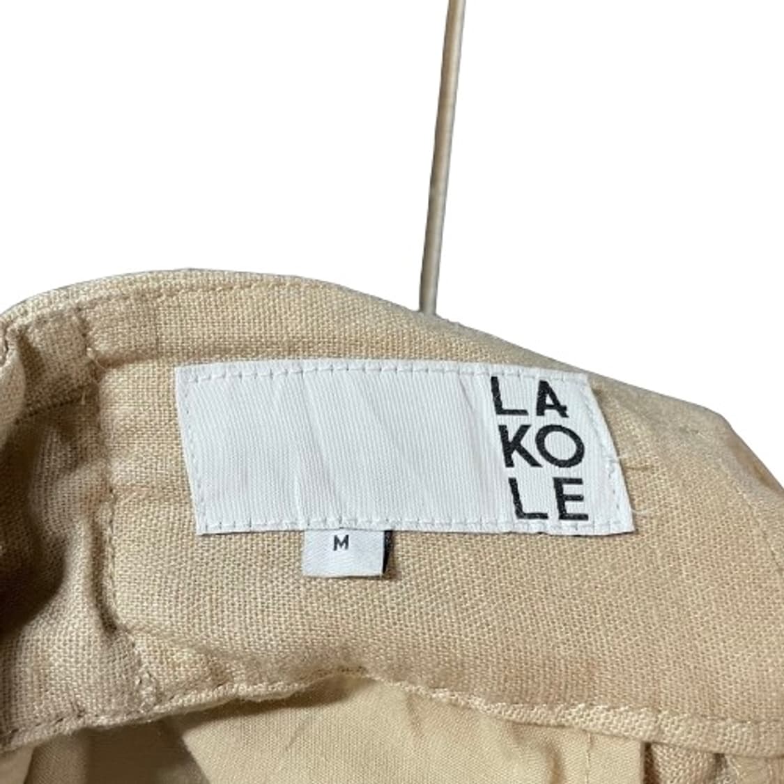 LAKOLE 루쿠아 리넨 플리츠 롱 스커트 상품이미지8