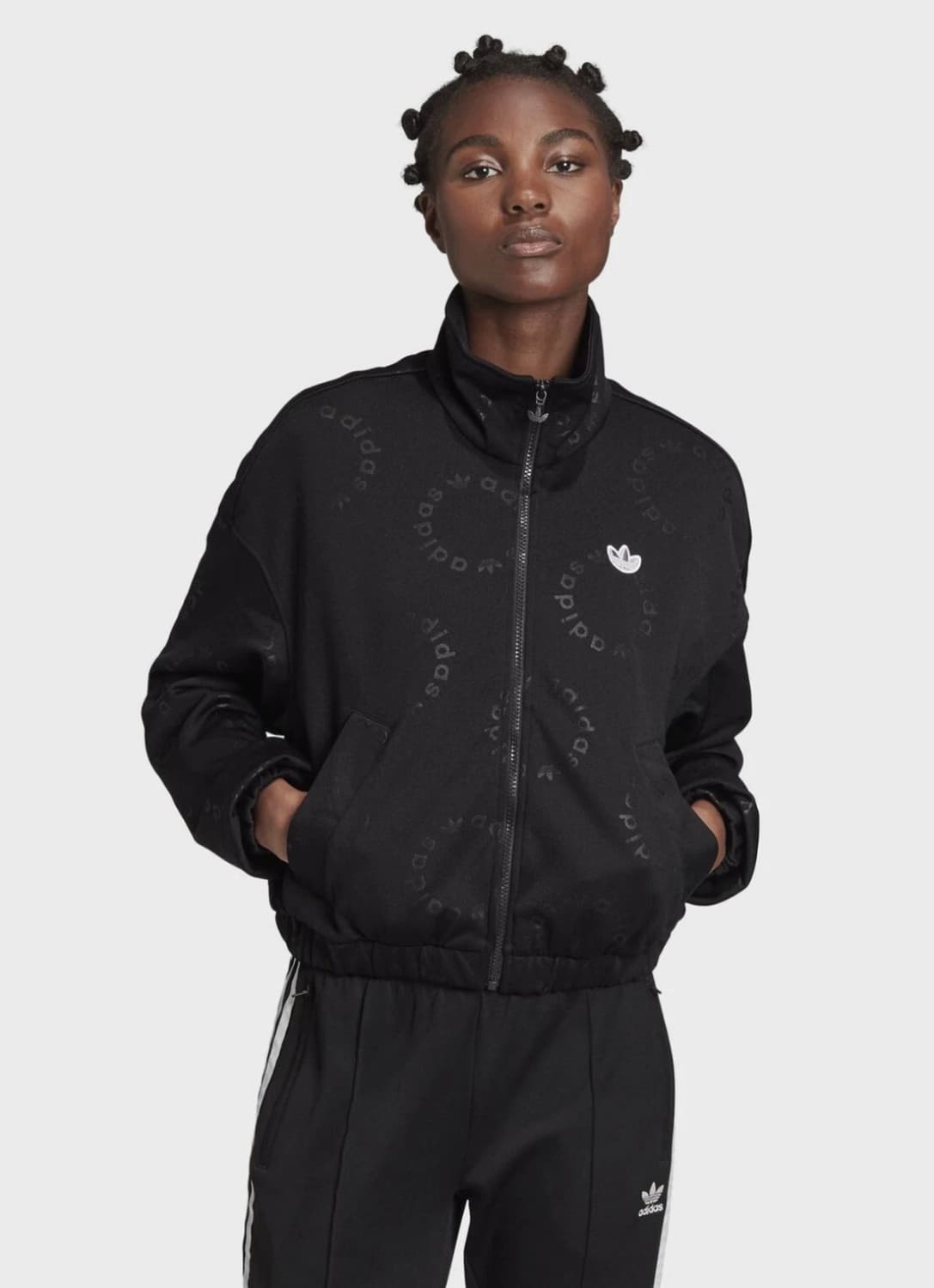 아디다스 오리지널스 로고 트랙탑 블랙 S 상품이미지1