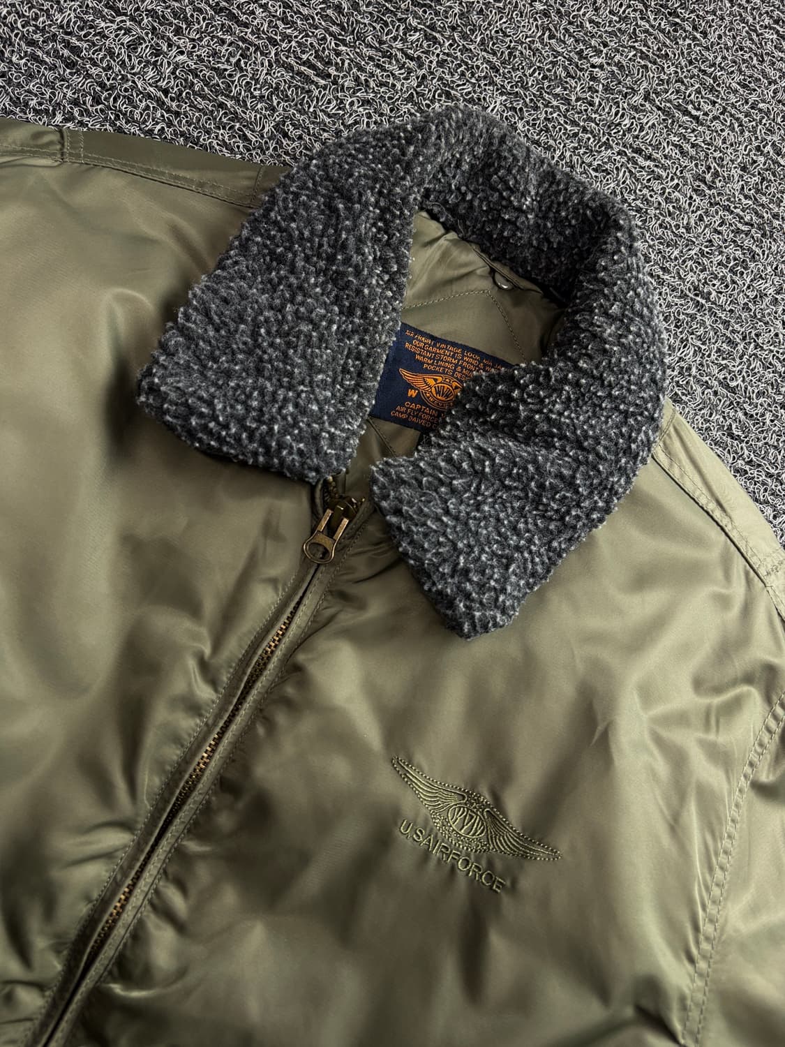 Us 에어포스 쉐르파 ma-1 항공 점퍼 3618 상품이미지3