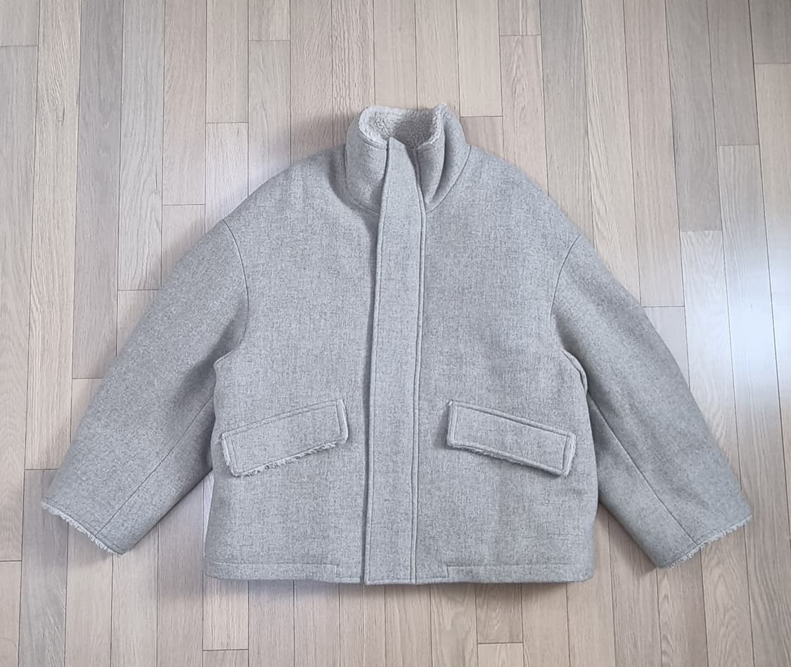 르아브 오버사이즈 벌룬 울 하프코트 M _ 남성 상품이미지2