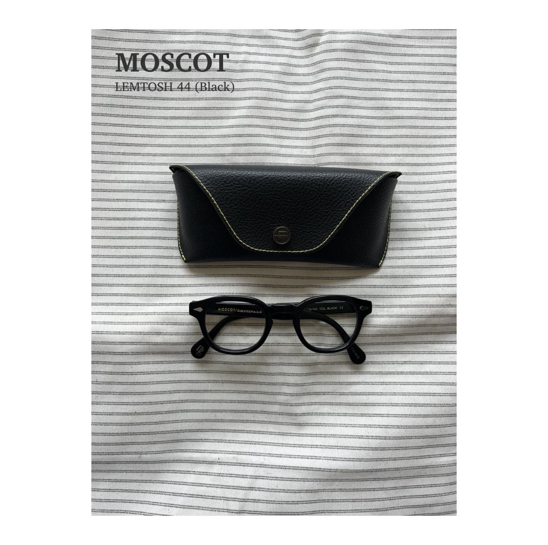 모스콧 램토쉬 44사이즈 블랙 (무도수 변색렌즈) 상품이미지1