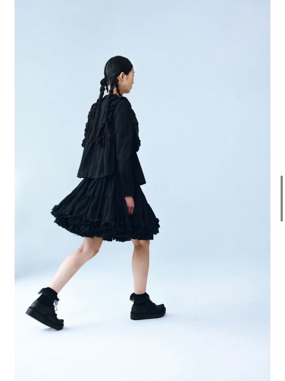 러플 블라우스 (cosmoss ruffle lace shirt) 상품이미지2