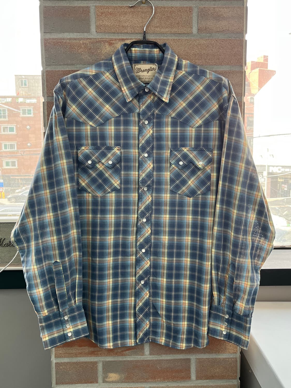 랭글러 웨스턴 체크 셔츠  상품이미지6