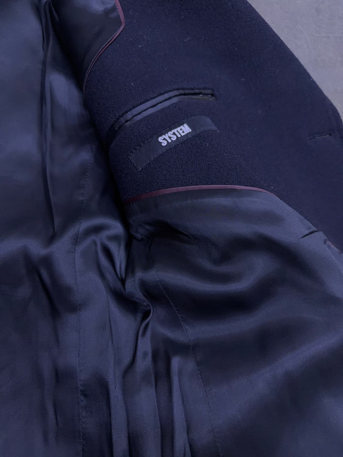 시스템옴므 더블 블레스트 울 블렌디드 코트 95 상품이미지9