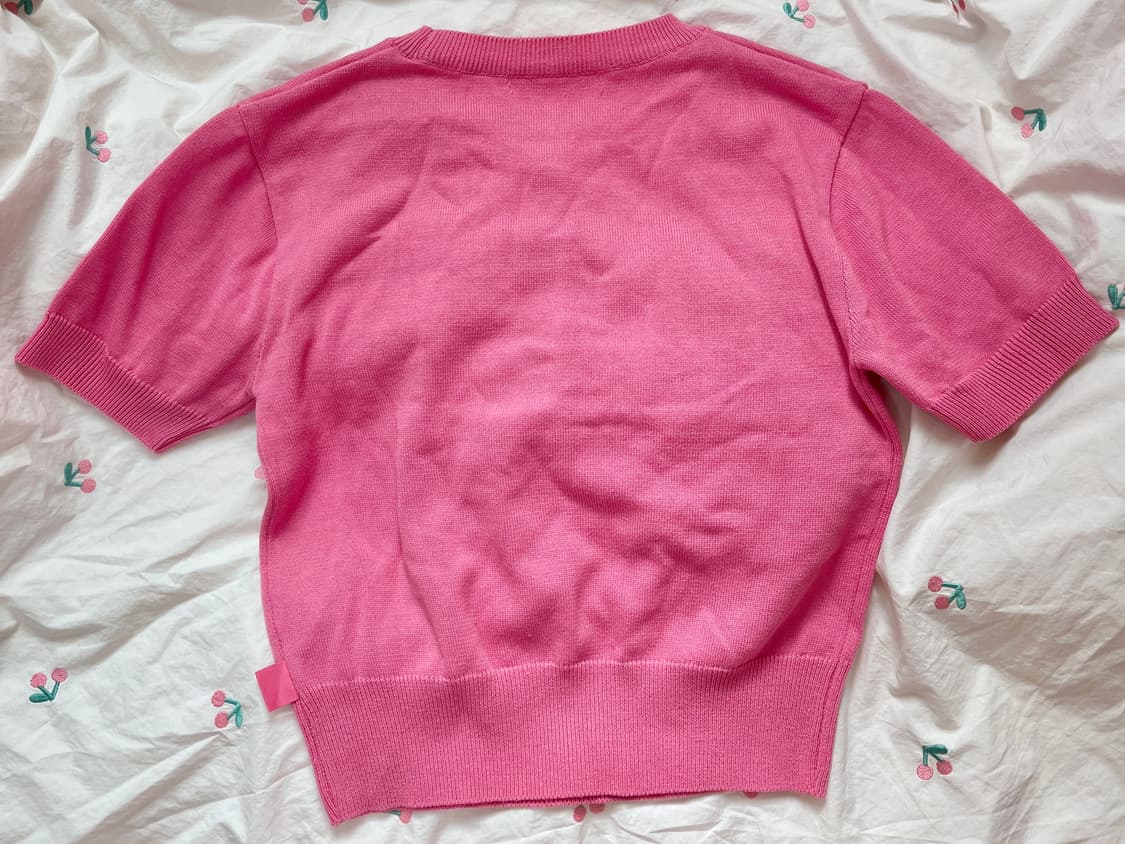 헬로키티 크롭 니트 오디너리 홀리데이 갸루 깔 상품이미지3