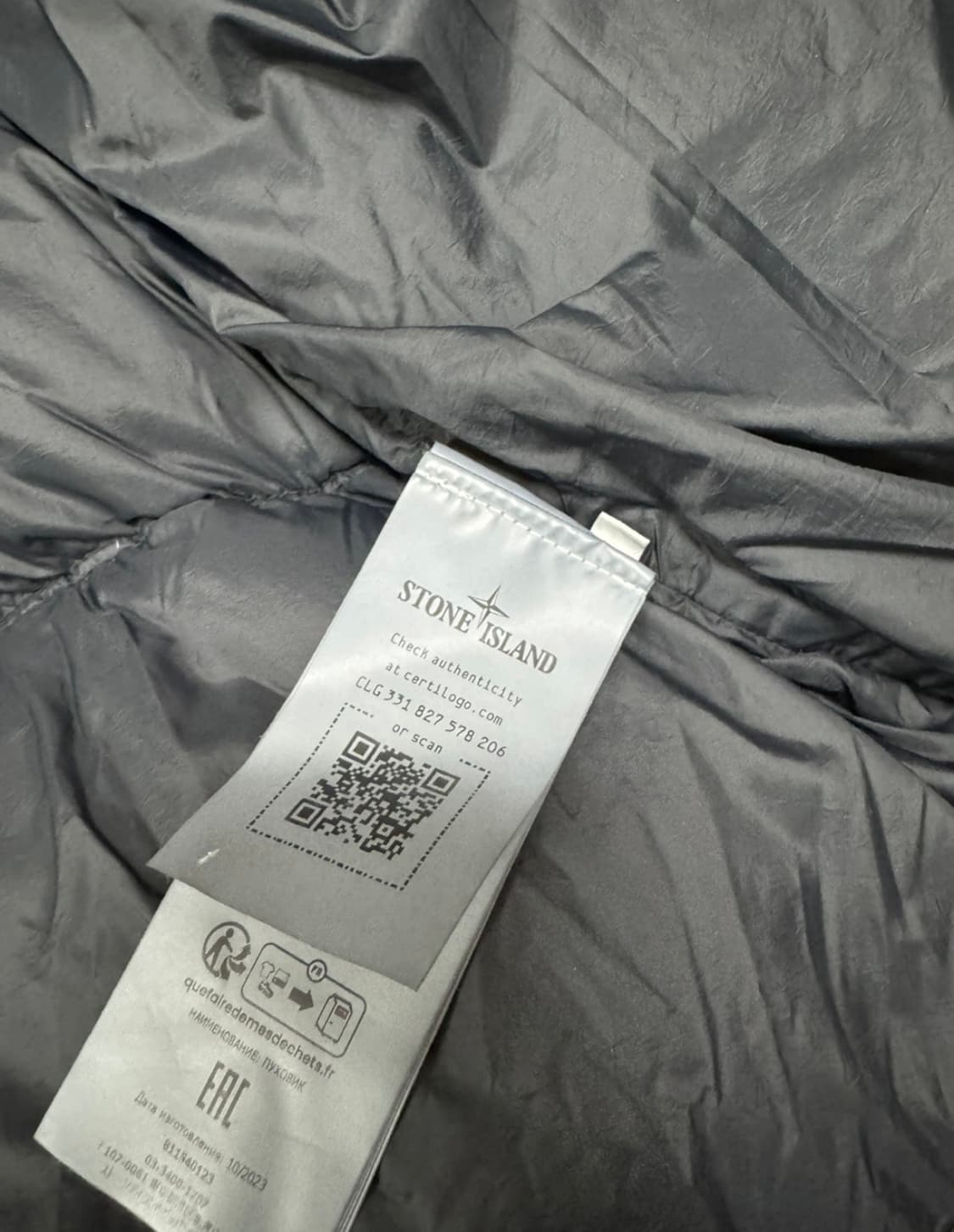 24fw 스톤아일랜드 가먼트다이드 크랭클랩스 다운자켓 xxl 상품이미지6