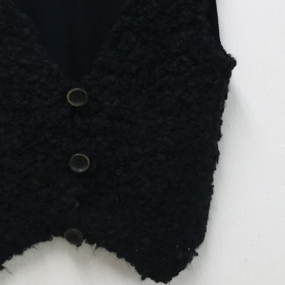 PINORE 부클 울 혼방 베스트 63052 상품이미지4