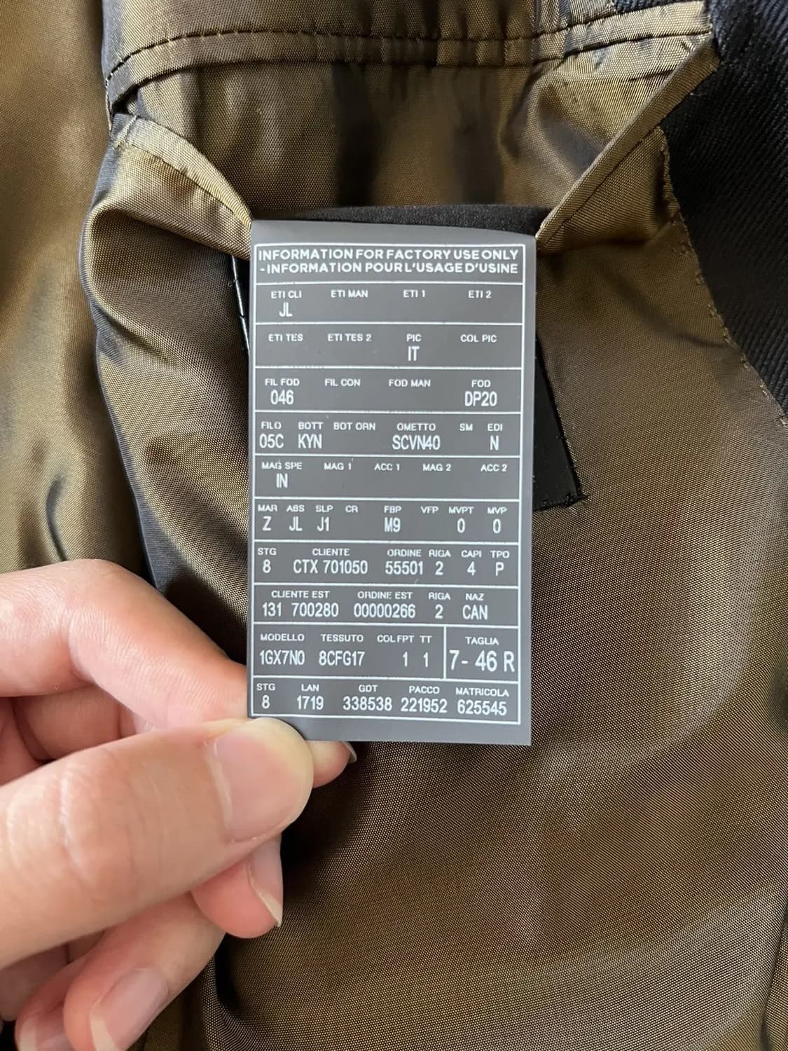 피어오브갓 제냐 싱글 블레이저 상품이미지4