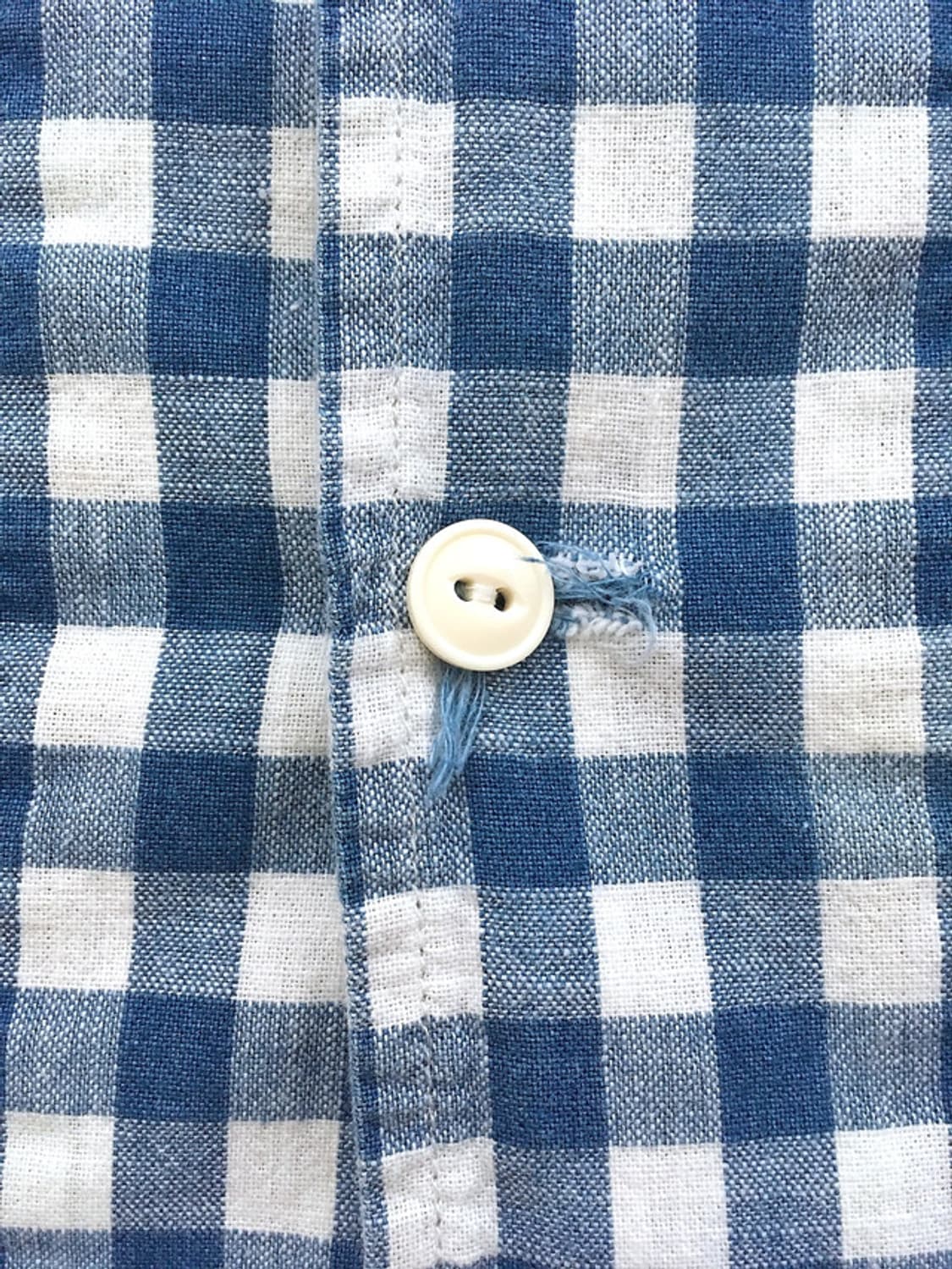 Blue gingham check workshirts 상품이미지6