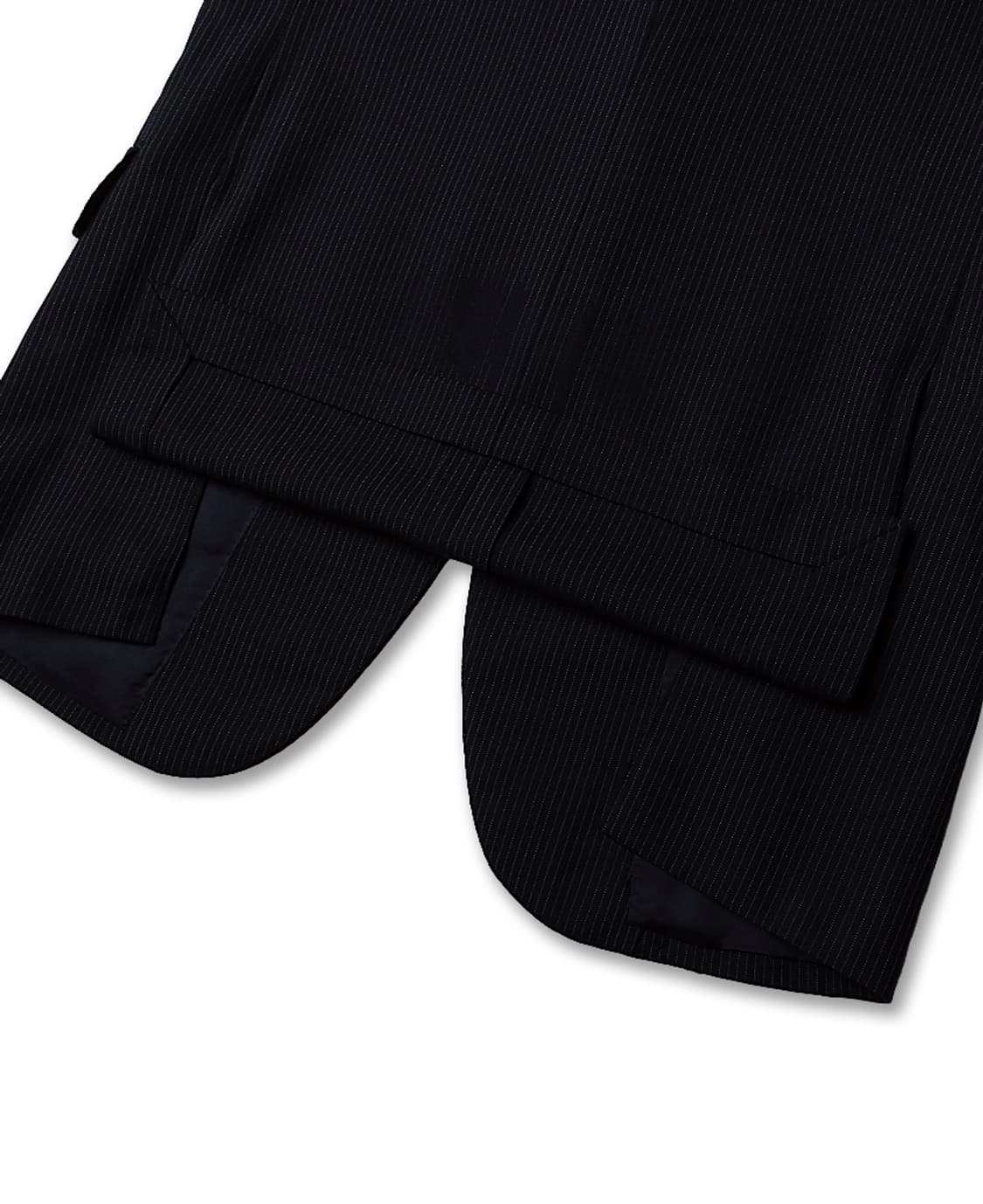 링자켓 [Sartoria Ring] 도트 스트라이프 네이비 클래식 수트 상품이미지4