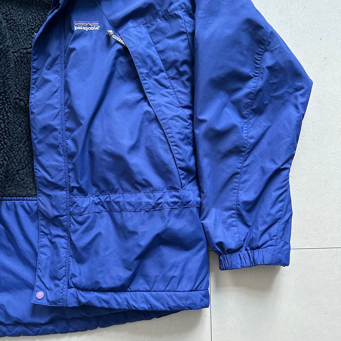 2001 파타고니아 인퍼노 자켓 블루 딥파일 안감  상품이미지5