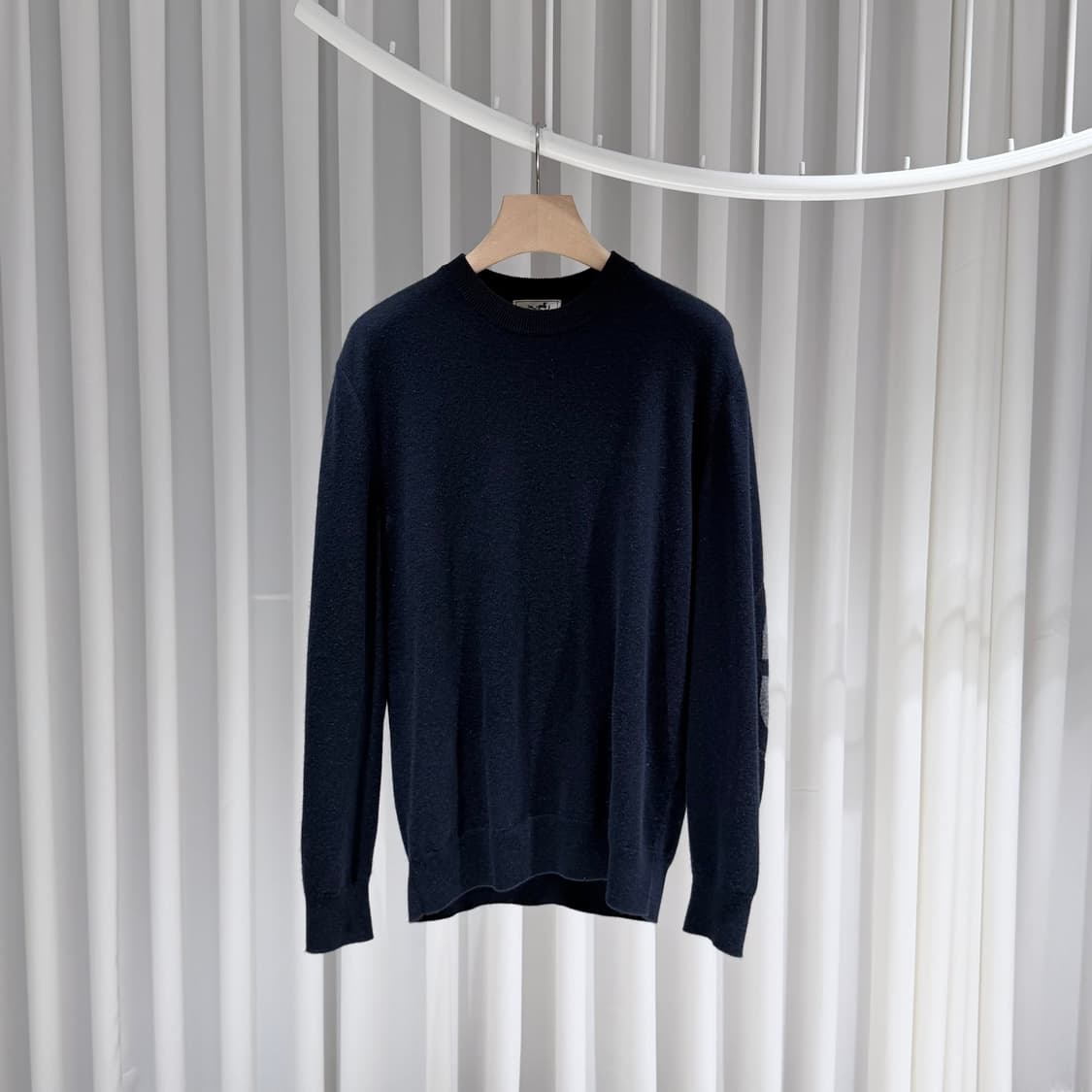 (S+급/L) / 에르메스 샹달 캐시미어 니트 스웨터 네이비 상품이미지2