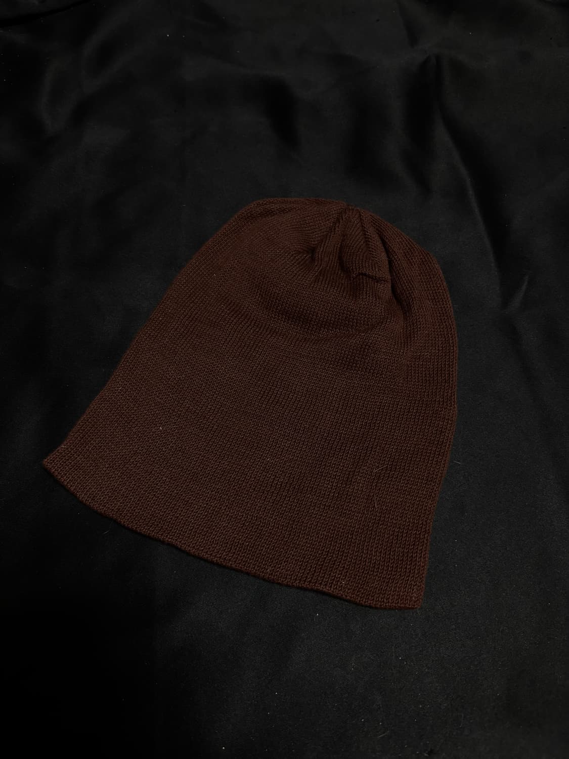 “Unknown” Cubic Skull Brown Beanie 상품이미지3