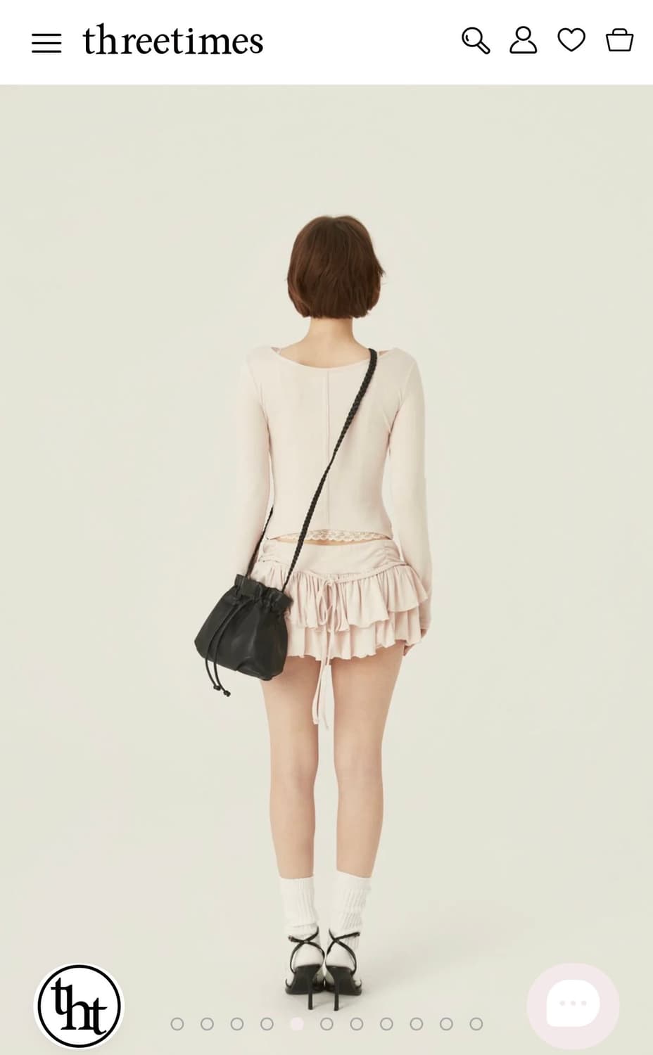 쓰리타임즈 threetimes Cinnamon skirt 시나몬 스커트s 상품이미지5