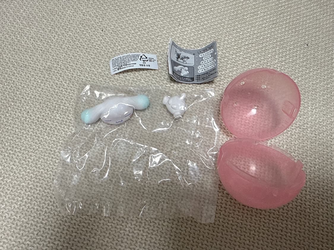 [시나모롤]산리오 갸우뚱 피규어 눈감은시나모롤 상품이미지5