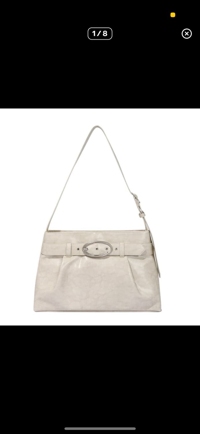 큐리티 c-belted hobo bag ivory 상품이미지2