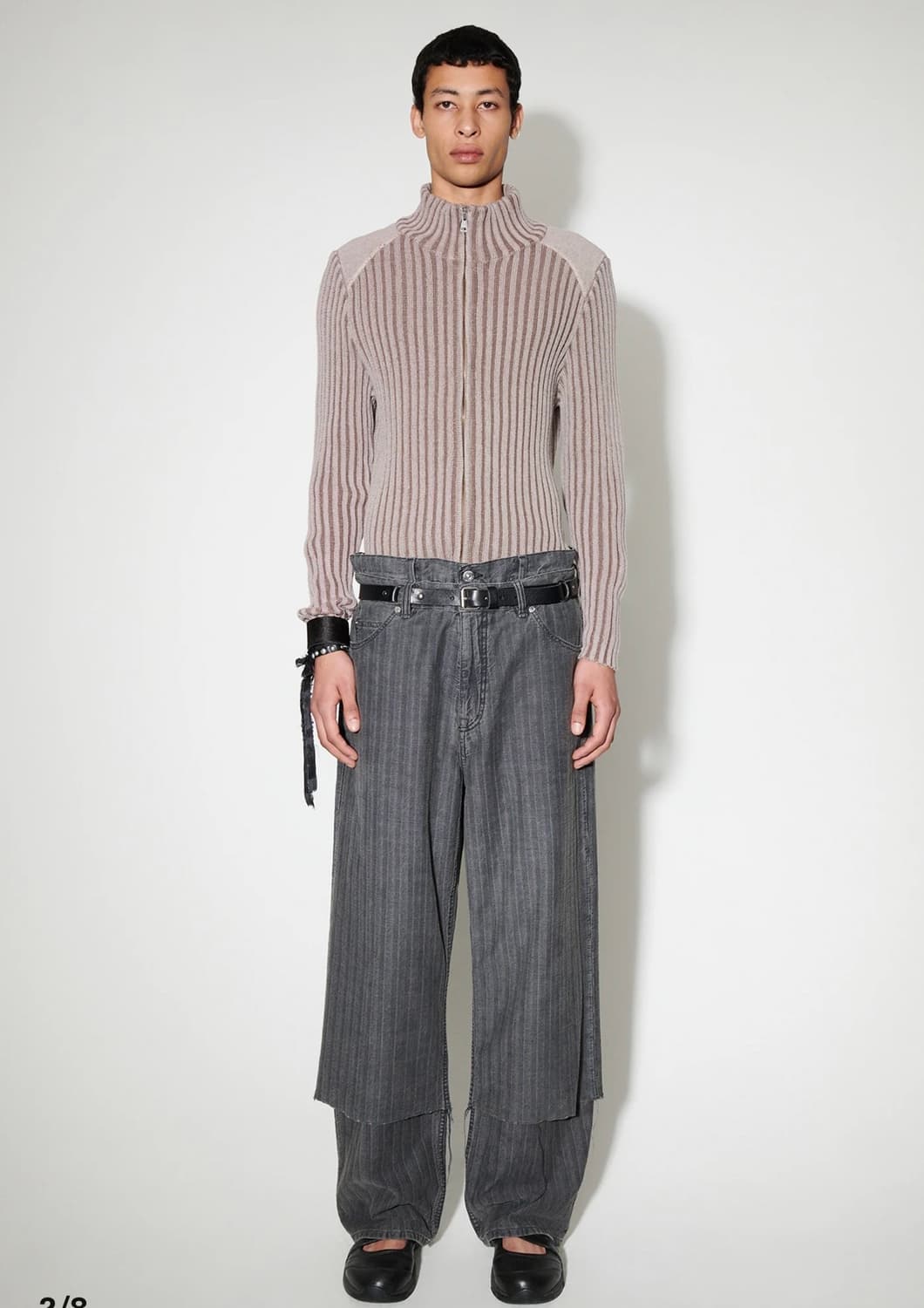 아워레가시 집 가디건 핑크캐스트 46 르메르 오라리 아프레쎄 코모리 상품이미지6