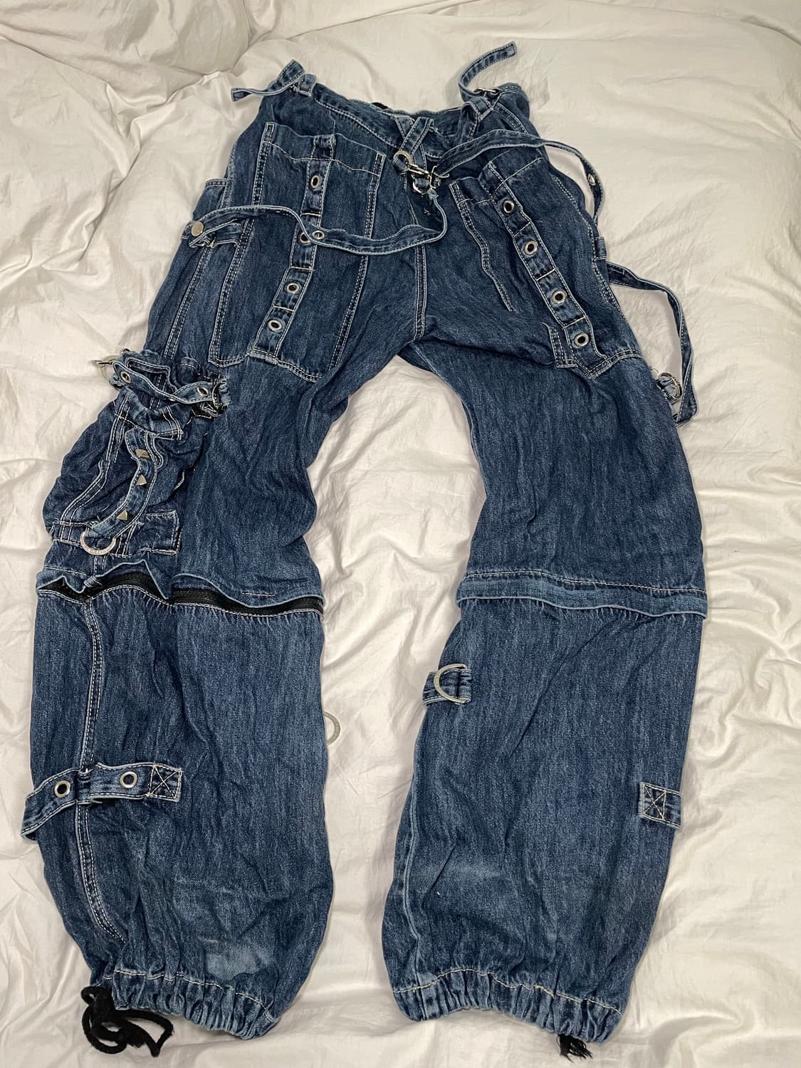 Tripp NYC denim strap pants 트립뉴욕 레이브 청바지 상품이미지2
