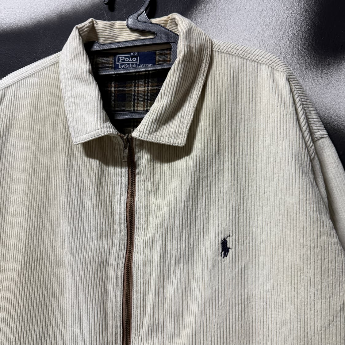 폴로 랄프로렌 클래식 코듀로이 골덴 스윙탑 자켓 아이보리 상품이미지3