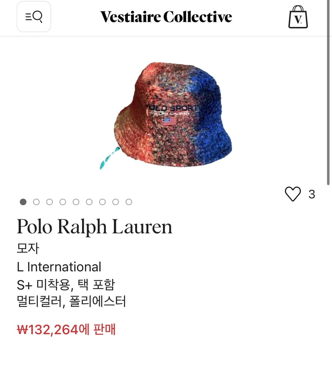 [정품 QR] 폴로 랄프로렌 폴로 스포츠 버킷햇 상품이미지3