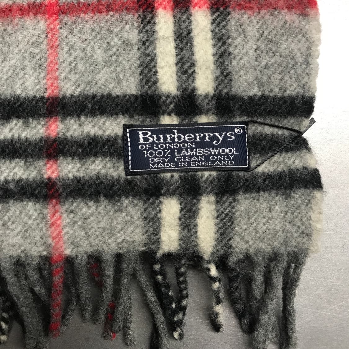 버버리 정품 램스울 머플러 그레이 상품이미지4