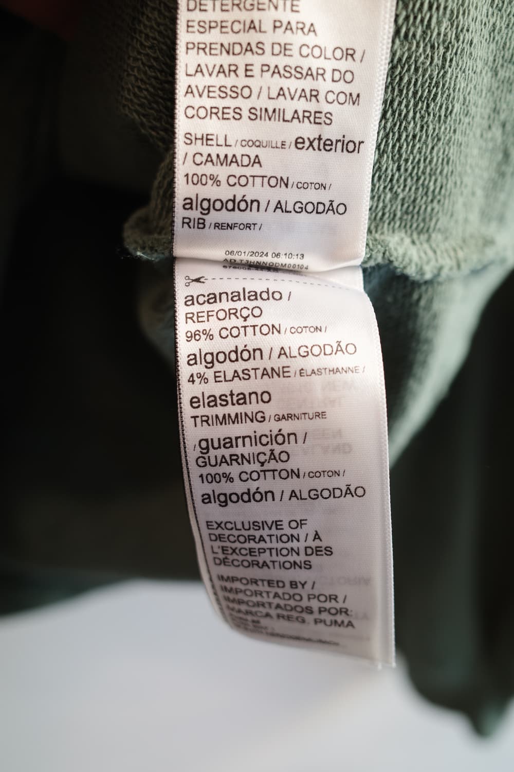 PUMA 푸마 반집업 롱슬리브 상품이미지6